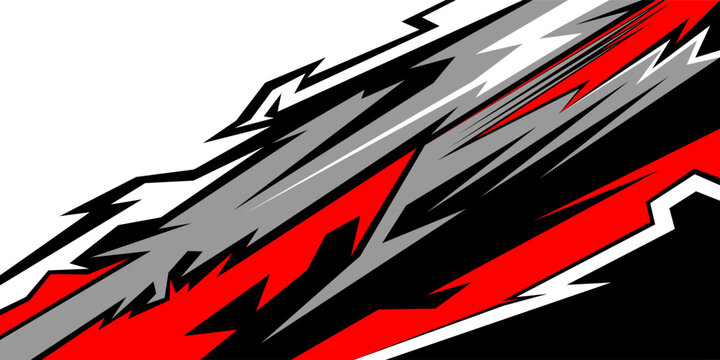 racing stripes abstract concept decals