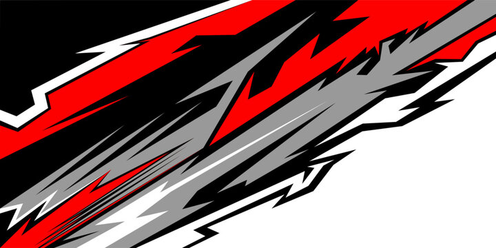 racing stripes abstract concept decals
