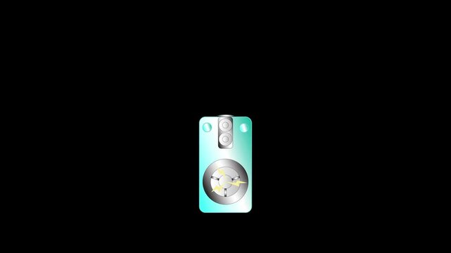 Music sound system animation. Music sound system speaker. Effective speaker icon illustration for Sound System.