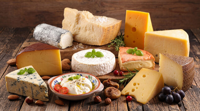 various types of cheese