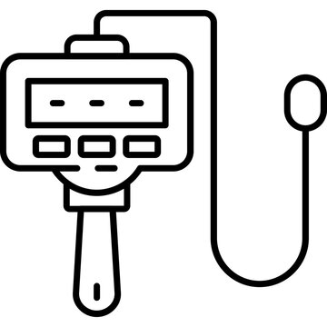 Pipeline Inspection Camera Outline Icon