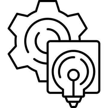 Practical Model Outline Icon