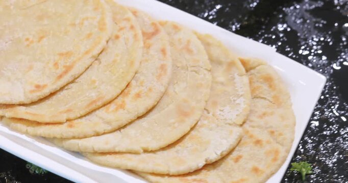 Handmade multigrain corn pancakes (a type of pastry)