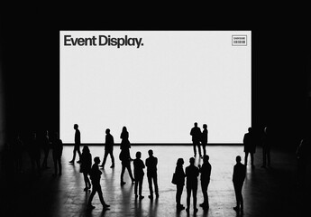 Expo Screen Mockup – Indoor Branding Presentation (PSD)