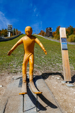 Image of the Planica Ski jumping hills in Slovenia, Europe	