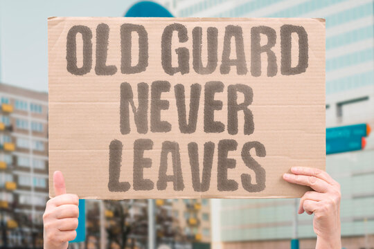 "Old Guard Never Leaves" research confirms old guard measurably remaining in adult modern daily leading positions. REAL. LIFE. MODERN. HUMAN. MIND.