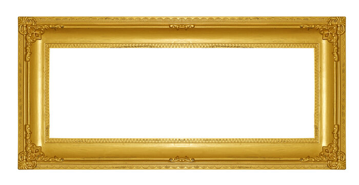 Gold picture frame