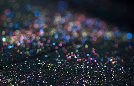 Blue bokeh background