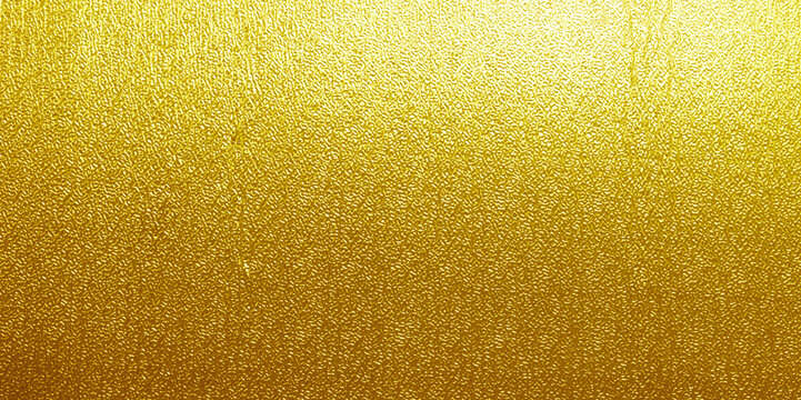 Shiny yellow leaf gold foil