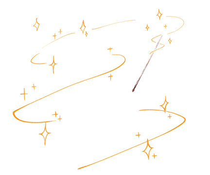 魔法の杖　魔法をかける