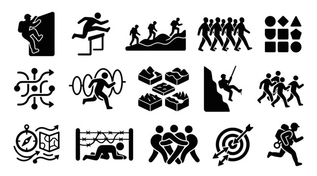 Obstacle Course Racing Symbol