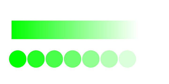 D&eacute;grad&eacute; vert vers blanc sur fond transparent &ndash; transition de couleur fluide