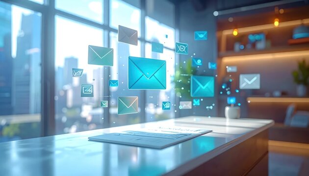 Digital Communication and Email Overload in Modern Office Environment.