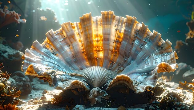Glowing seabed treasure