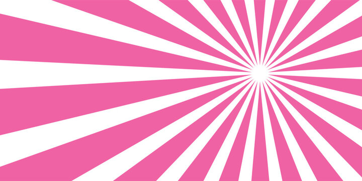 Dark Hot Pink color and white color Sunburst for the background. flag of japanese. The rising sun.