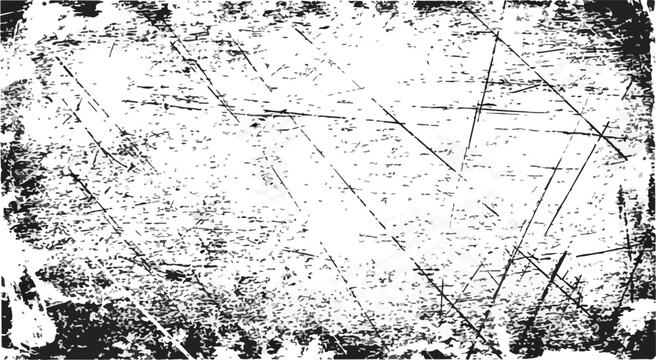 Black and white scratched surface texture.