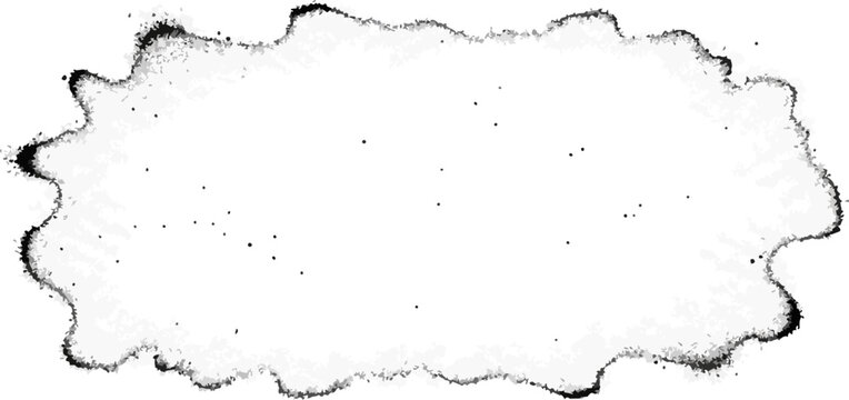 Burnt paper edge with holes.