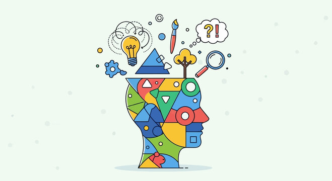 Creative Mind Abstract: Ideas, Innovation, Thinking, Problem Solving, Inspiration, Brainstorming