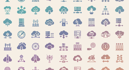Obraz premium Environmental icons on background.