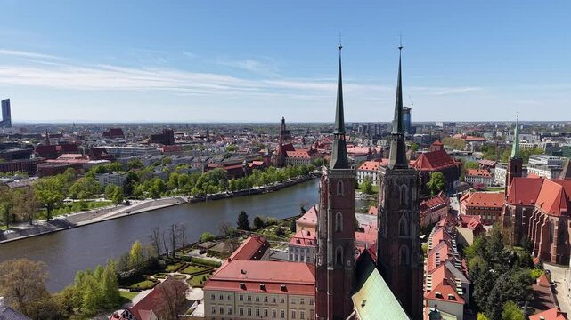 Ostrow Tumski in Wrocław, Poland