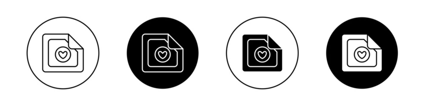 Nicotine patch icons vector graphics collection on white background