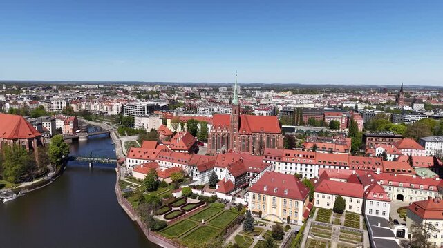 Ostrow Tumski in Wrocław, Poland