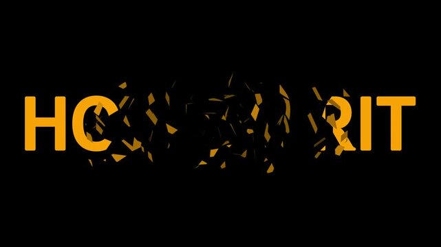 Holy Spirit Text Animation. Pentecost Fire Christian Motion Graphics Faith Video