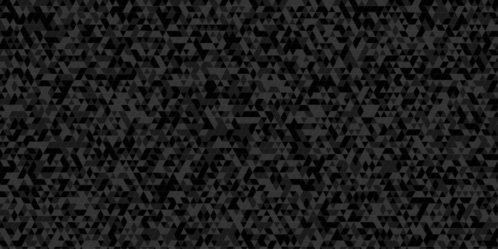 Vector paper creative diamond surface seamless technology gray and black randomly low polygon background. pattern Polygon mosaic triangle, business corporate background.