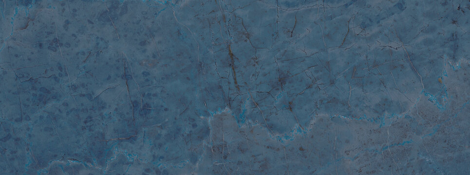 Blue marble texture background with high resolution, Italian marble slab with golden veins, Closeup surface grunge stone texture, Polished natural granite marbel for ceramic digital wall tiles.
