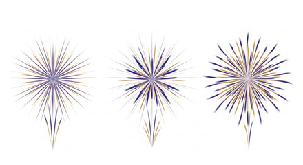 Fototapeta premium Vibrant fireworks explode in the night sky with colorful bursts