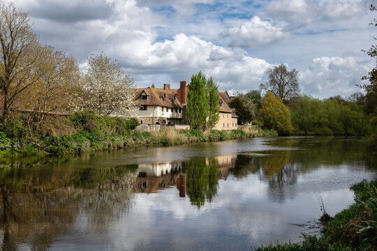 The Friars overlooking the river Medway in the beautiful village of Aylesford near Maidstone in Kent