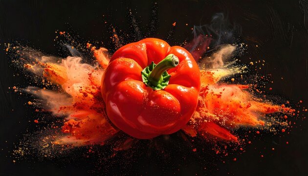 Red pepper burst