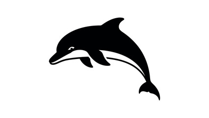Dolphin Silhouette Jumping Marine Icon © Mithila Farzana