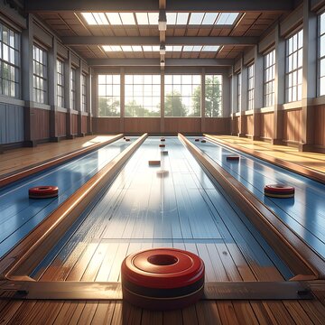 Leisure game room interior