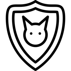 Shield cat Icon © Pexel Verse