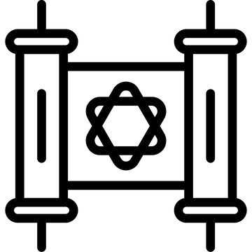 Scroll torah Icon