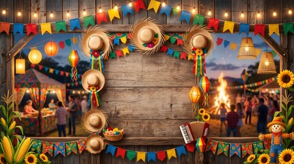 Fototapeta premium Traditional Festive Celebration with Decorations