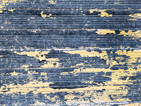 Abstract real life lined background with rust and paint close up surface