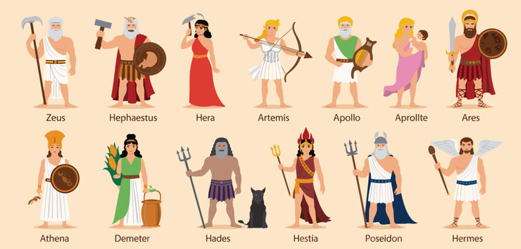 Greek mythology, gods, goddesses, Zeus