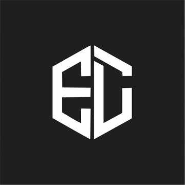 EOL Monogram Logo Bold Geometric Black and White Lettermark Modern Vector