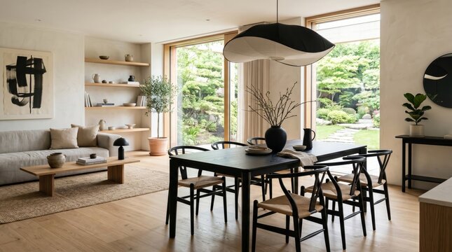modern dinning room interior