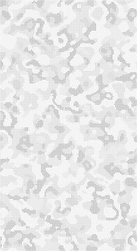 Abstract halftone pattern with organic shapes and cross hatch texture