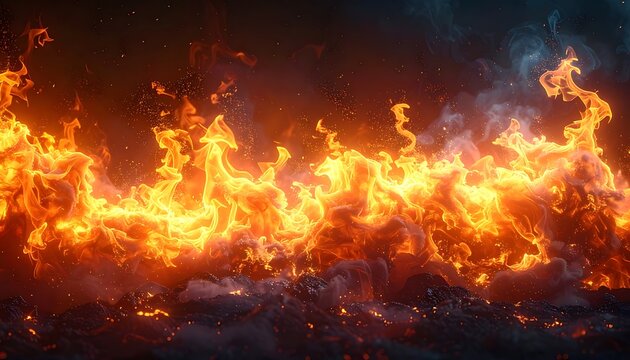 Inferno's dance, ocean's fate