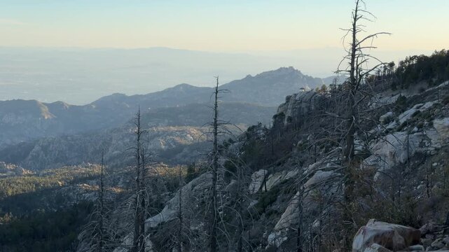 Sunset view from Mount Lemmon, Tucson, Arizona