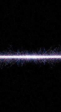 Abstract visualization of quantum vacuum energy waves spanning across deep space, representing the fundamental substrate of reality and particle interaction, grid, theory, physics