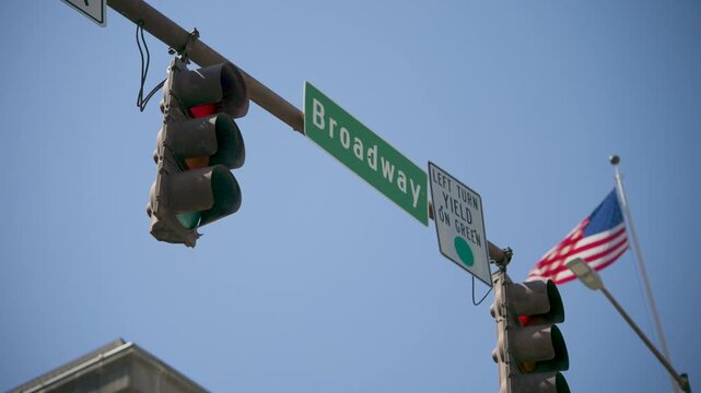 Broadway Street Sign,  Nashville TN