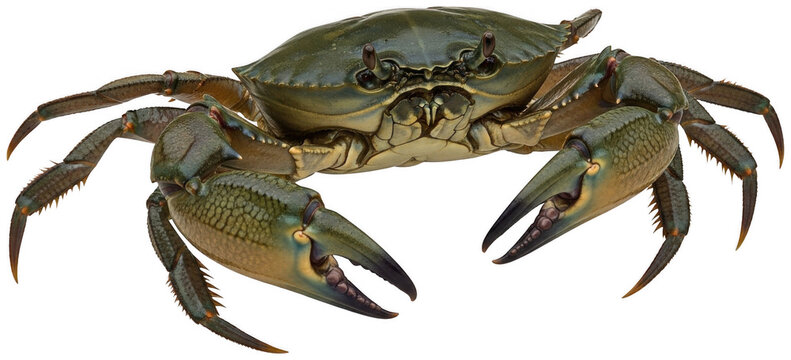 Green Crab png Marine Crab cutout Ocean Crustacean png Seafood Animal cutout Hard Shell png Edible Crab cutout Delicious Seafood png Aquatic Creature cutout isolated transparent background image