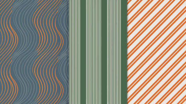 Abstract geometric pattern with diagonal lines and pixelated texture transition