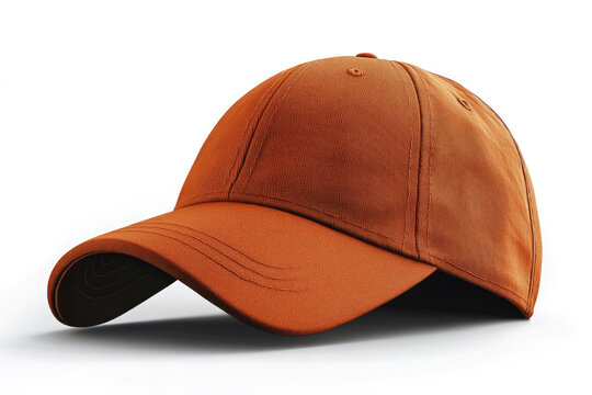 High Resolution Photo of a Flying Orange Cap