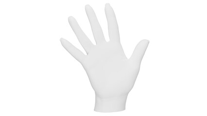 Obraz premium 3d rendering female hand 